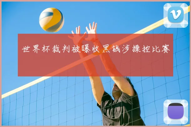 世界杯裁判被曝收黑钱涉操控比赛