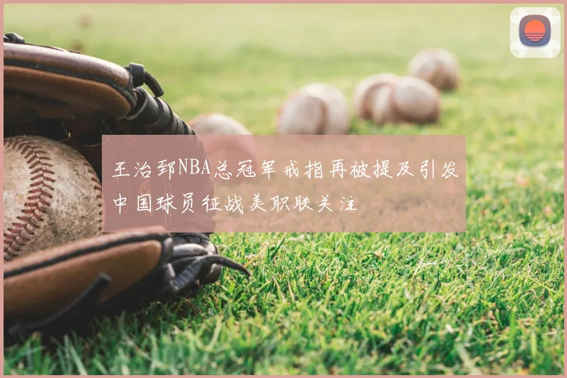 王治郅NBA总冠军戒指再被提及引发中国球员征战美职联关注